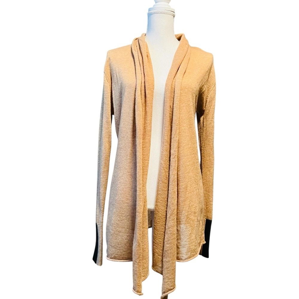 Club Monaco Women's Tan Cashmere Open Cardigan Size M/L